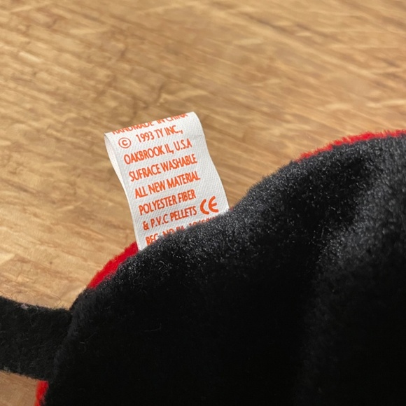 Ty Beanie Babies Lucky Ladybug Red Black 1995 – New Tag Protector VINTAGE - Picture 2 of 9